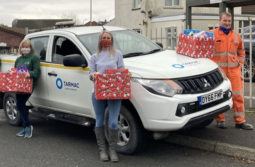 Tarmac team boosts Christmas charities