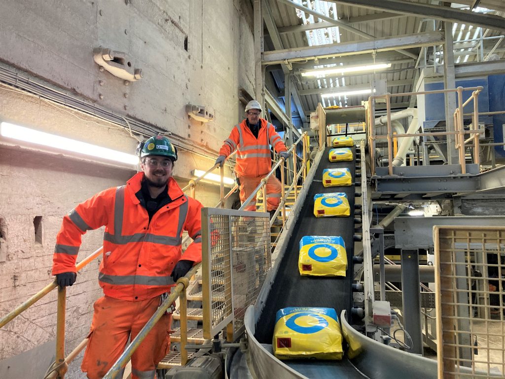 Tarmac’s Aberthaw cement plant plays role in UK first for sustainable plastic packaging