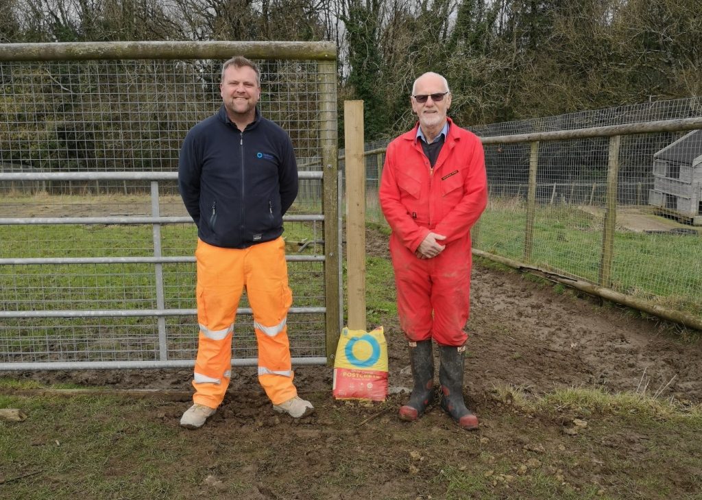 Farm charity fixes storm damage thanks to our donation