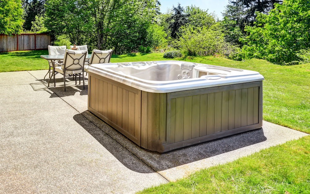 External Hot Tub Base