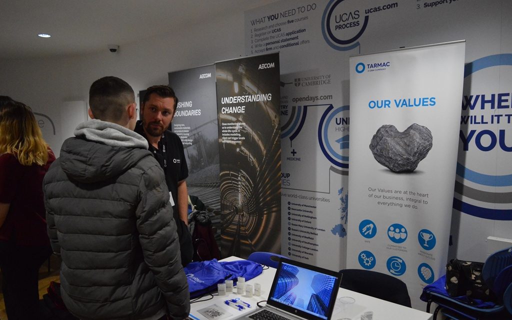 Tarmac showcases careers in construction for Nottinghamshire students