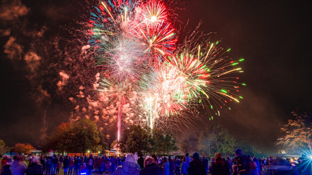 Tarmac donation sets school fireworks party alight