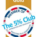 Tarmac is awarded Gold membership by The 5% Club