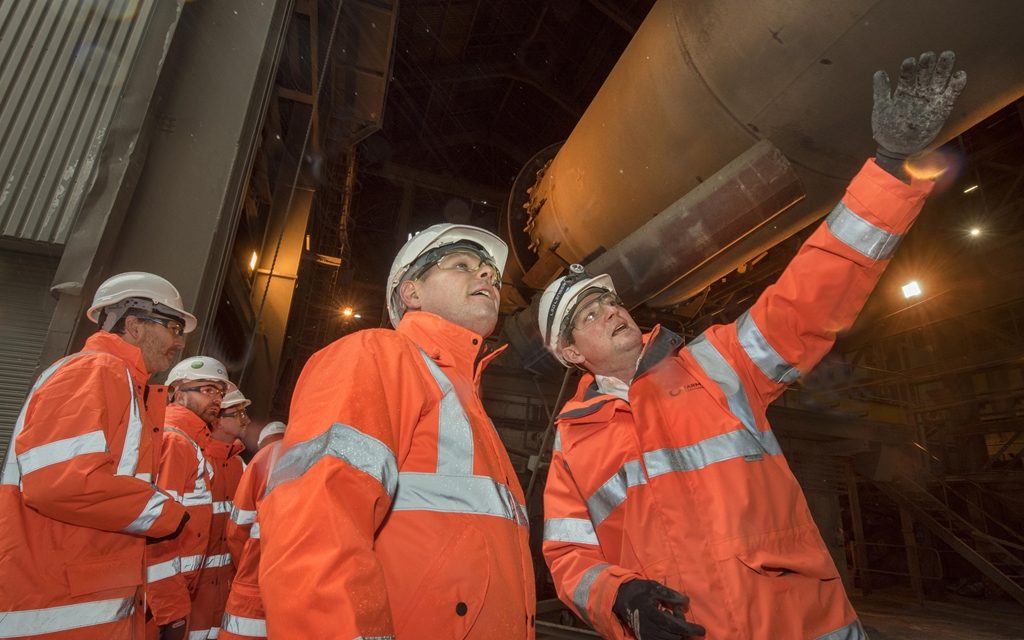 Scottish Finance Secretary visits Dunbar Cement Plant to see upgrade progress
