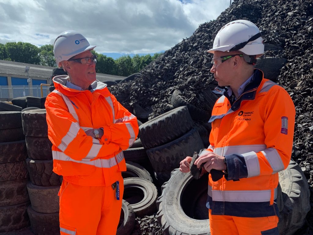 MP Kenny MacAskill visits Tarmac’s Dunbar Cement Plant