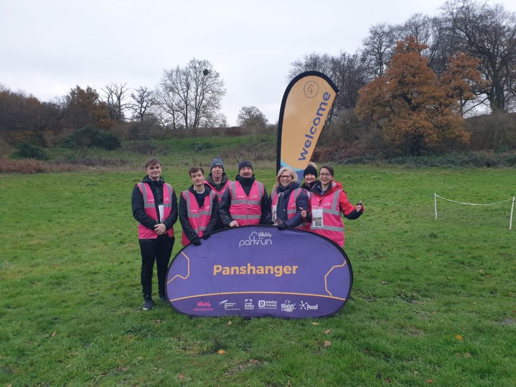 Tarmac brings the cake and good spirits in support of Panshanger parkrun