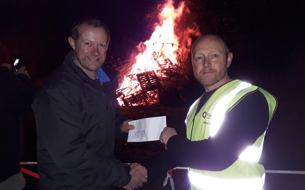 Sterndale Moor Armistice event boosted by donation from local company
