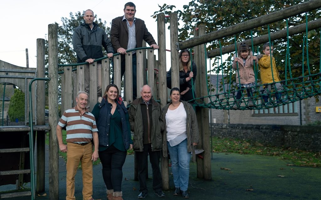 Tideswell villagers celebrate cash boost for playground redevelopment