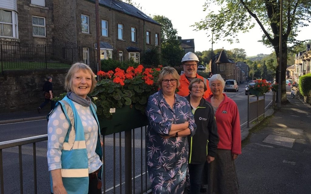 Flowers brighten up ‘Gateway to Buxton’ road
