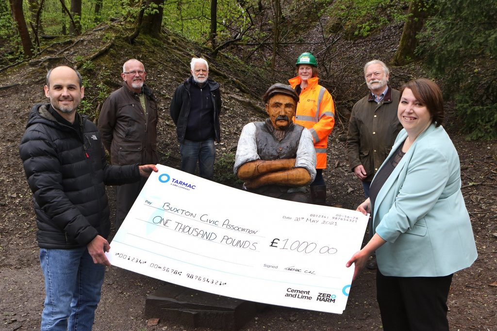 Buxton Advertiser campaign for female quarry worker statue gets £1,000 boost thanks to Tarmac Tunstead