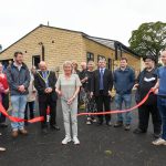 Villagers celebrate opening of new pavilion thanks to Tarmac Landfill Communities Fund grant