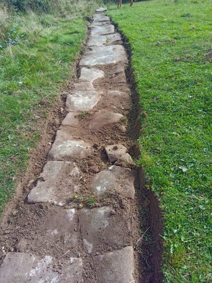 Tarmac volunteers dig deep to reinstate ancient Peak District pathway ...