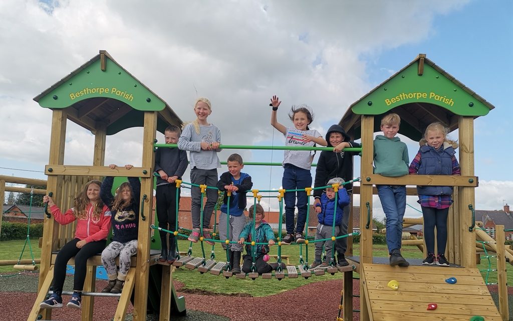 Tarmac Landfill Communities Fund support Besthorpe playground renovation