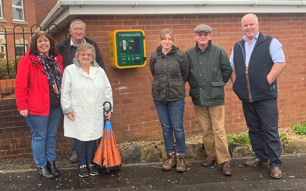 Tarmac contribute to lifesaving defibrillator