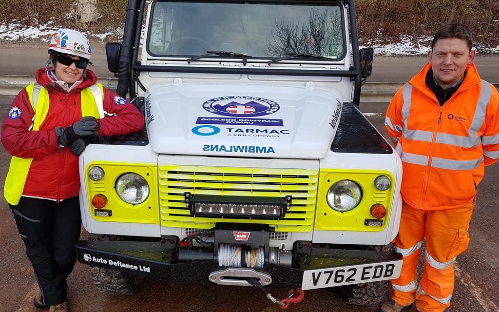 Tarmac donates £25,000 to North East Wales Search & Rescue
