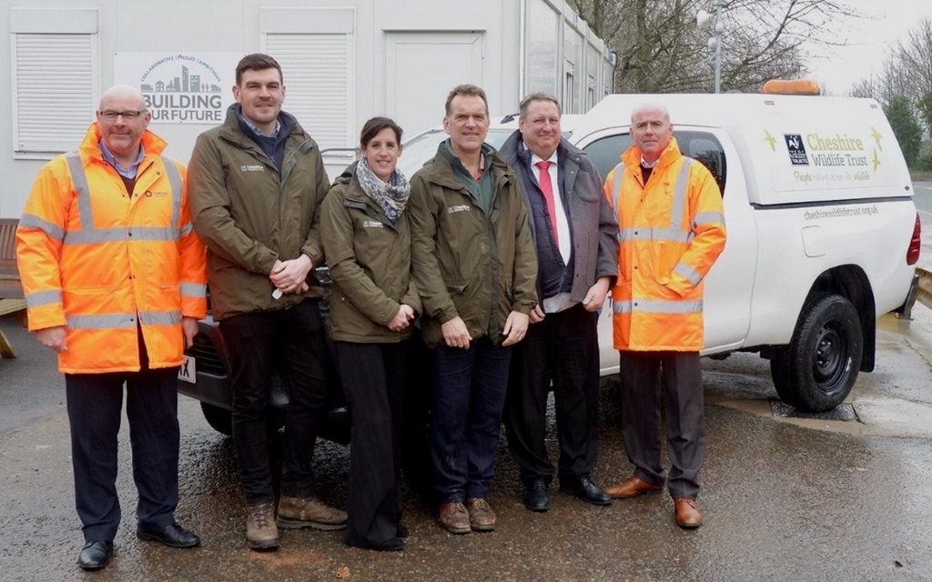 Tarmac work with Cheshire Wildlife Trust to create new home for wildlife