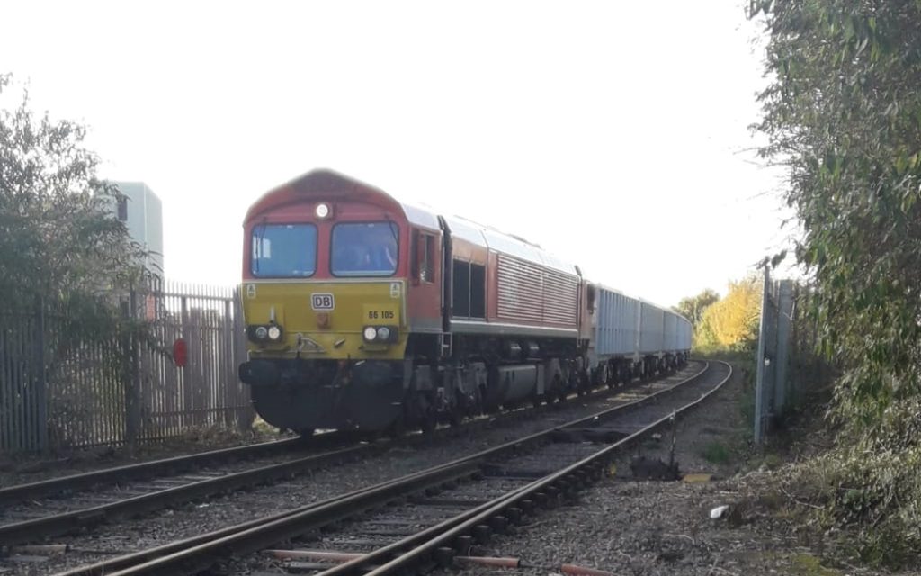 First train for Tarmac’s Birmingham asphalt plant as work begins on new facility