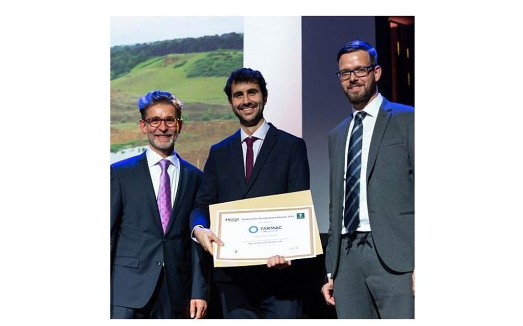 Tarmac scoops European Aggregates Associations Sustainable Development Awards