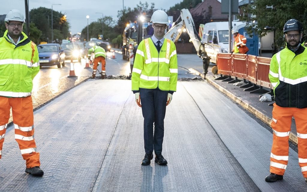 Tarmac welcomes Nottinghamshire MP to highlight UK’s leading recycling track record