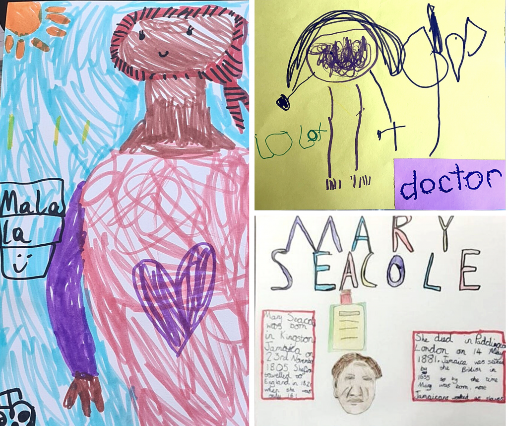 Tarmac kids get creative to mark inspirational women