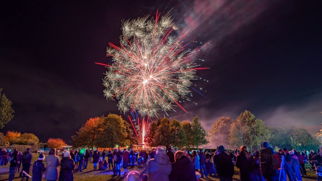 Tarmac donation sets school fireworks party alight
