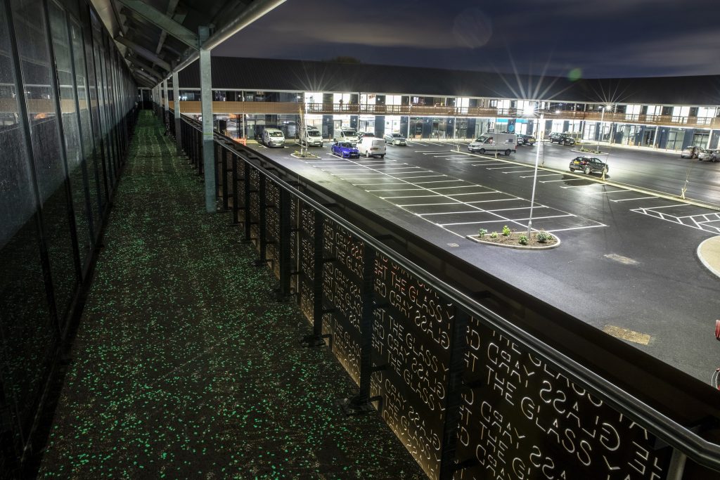 Tarmac’s innovative luminescent concrete receives glowing approval 