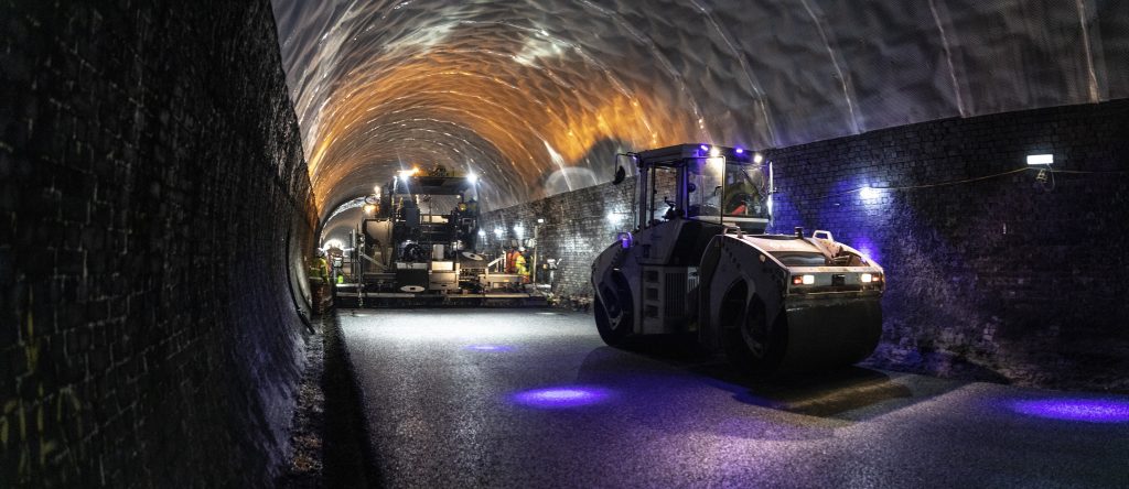 Smooth operator: How Tarmac achieved world-class finish to Catesby Tunnel underground automotive test track