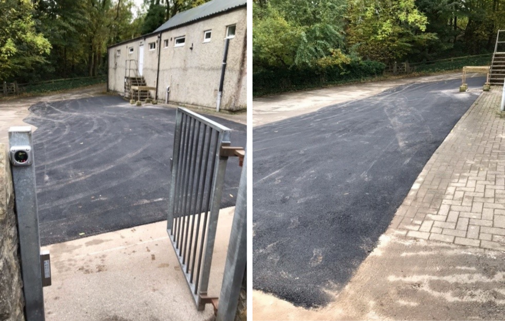 Tarmac donation paves way for tidier community hub at Middleton Village Hall 