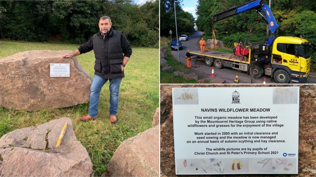 Rock-solid marker heralds a haven of natural beauty thanks to a Tarmac donation