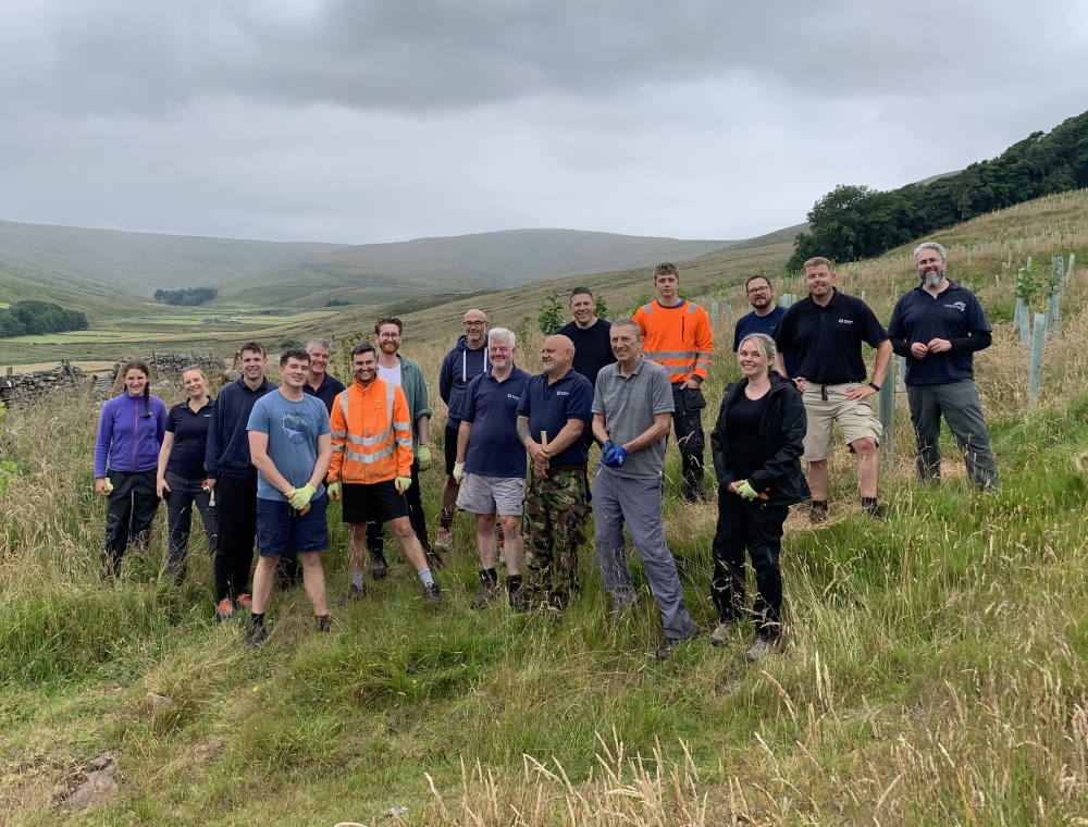 Tarmac employees spend day volunteering in the Yorkshire Dales