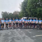 Tarmac team tackles bike ride for Velindre Cancer Centre