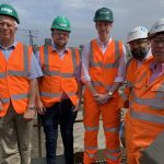 MP Matthew Pennycook discovers the beginnings of iconic London projects on visit to Tarmac Greenwich Wharf