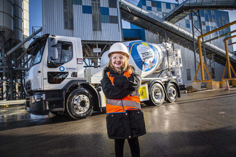 Wolverhampton school girl wins design competition for UK’s first electric concrete mixer