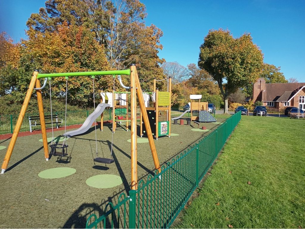 Shiplake playground renovations completed thanks to Tarmac donation
