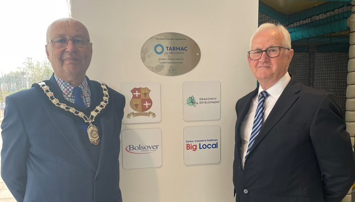 £100,000 Tarmac donation helps Creswell residents to connect and keep fit 