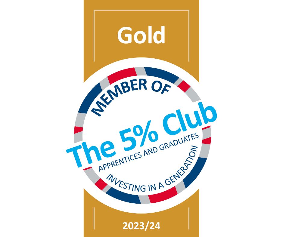 Tarmac is awarded Gold membership by The 5% Club
