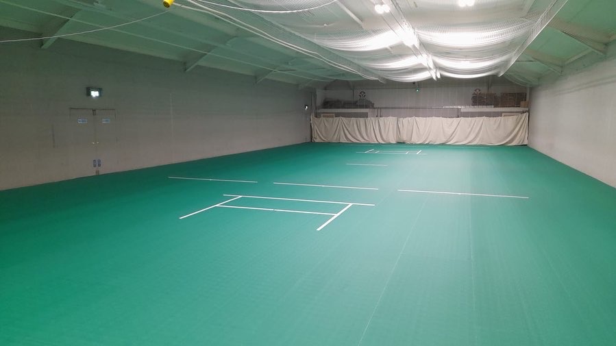Players bowled over by new flooring thanks to Tarmac donation