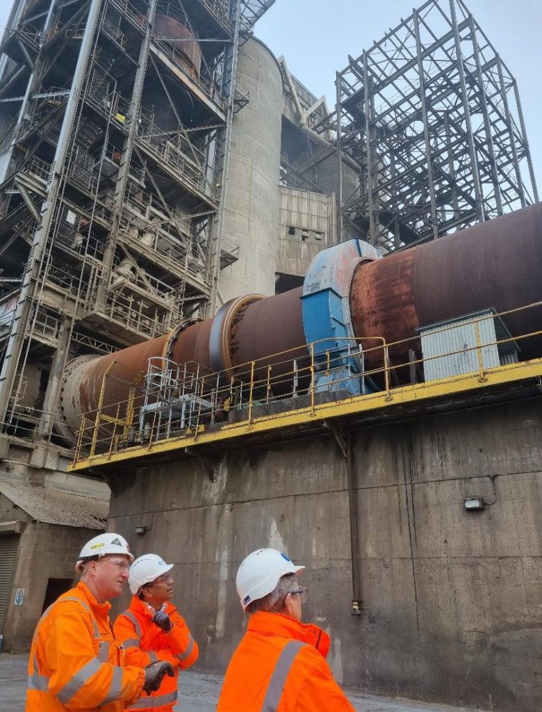 Local Senedd member and prospective parliamentary candidate visit Aberthaw cement plant