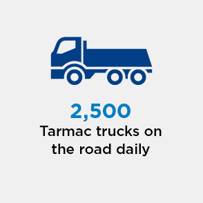 Tarmac trucks