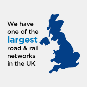 Tarmac largest network