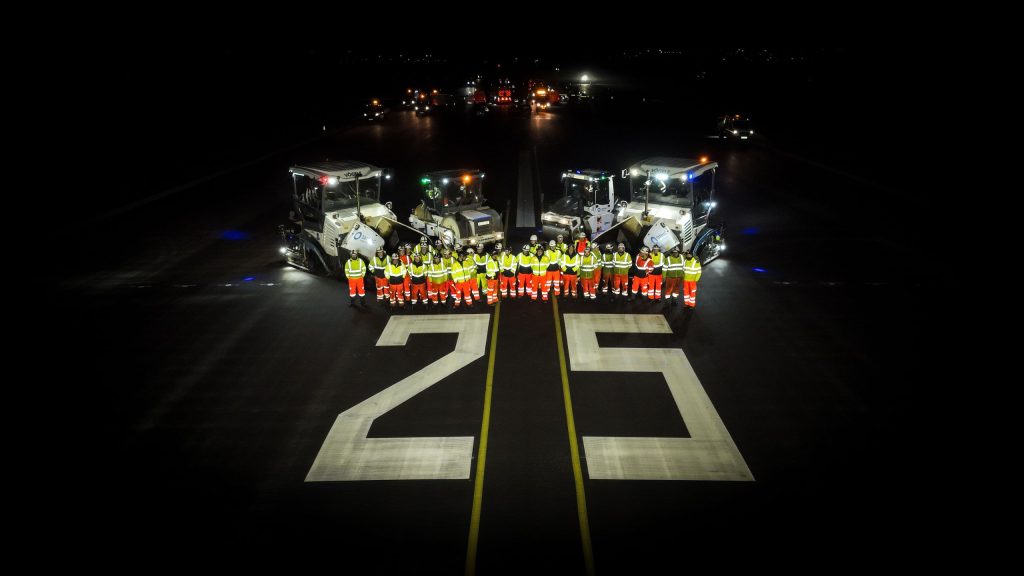 Newcastle Airport resurfacing is a runway success