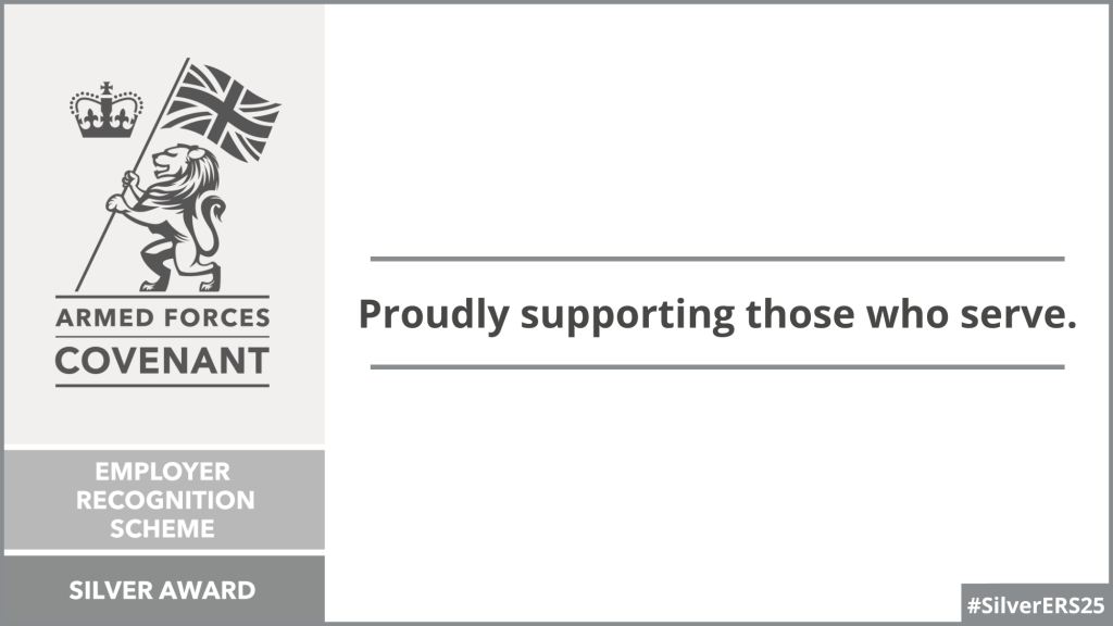 Tarmac awarded silver status in Armed Forces Covenant employer recognition scheme