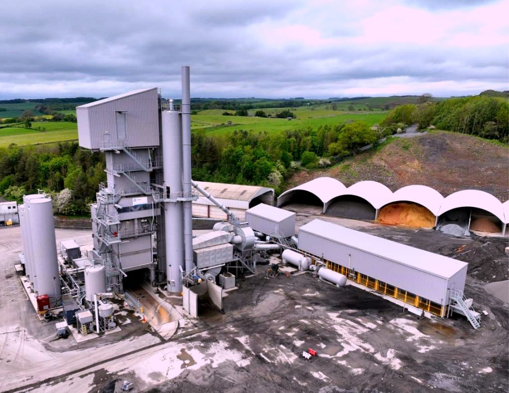 Tarmac unveils new industry-leading sustainable asphalt plant at Barrasford